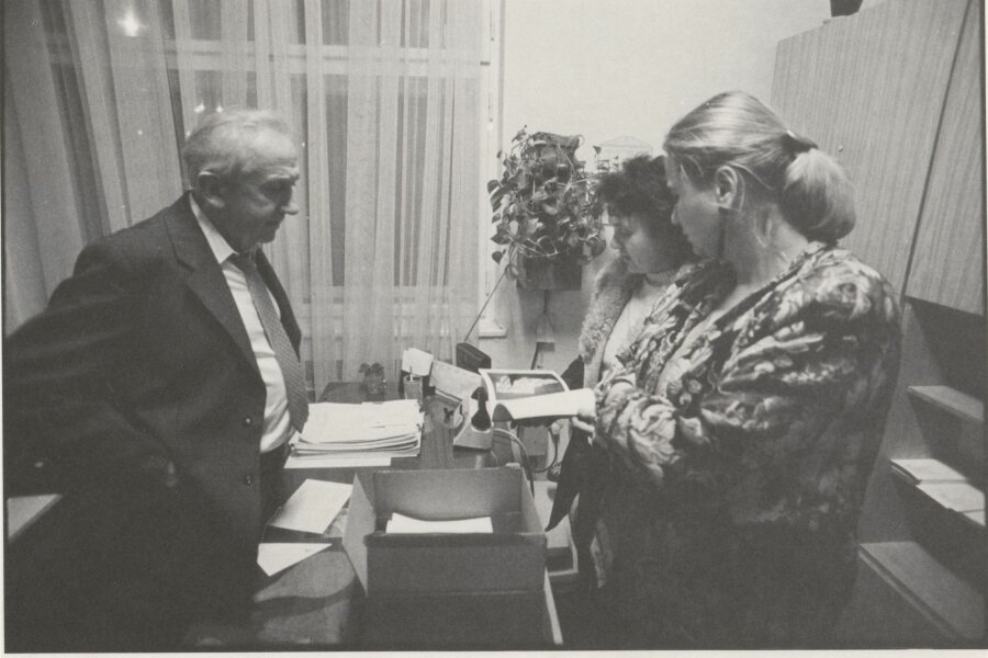 zleva Dalibor Chatrný, Jana Chatrná, Jitka Vitásková